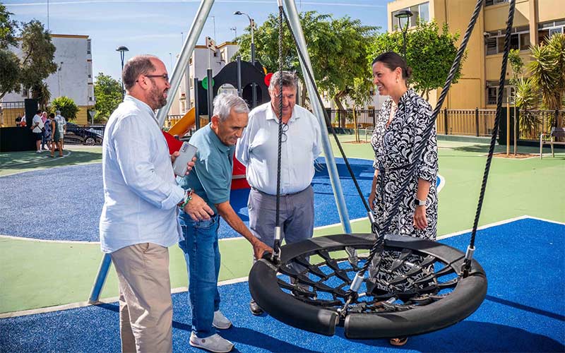 Puerto de Palos puede presumir ya de “uno de los mejores parques infantiles” de San Fernando