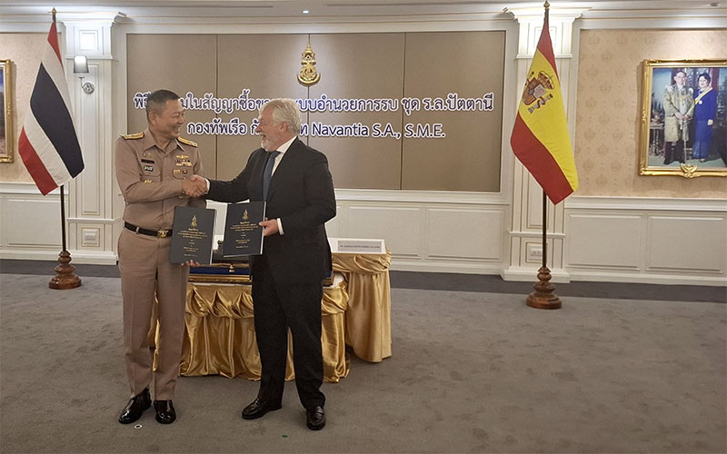 Navantia refuerza su alianza con Tailandia: modernizará también dos de sus patrulleros