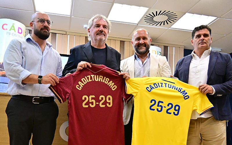 Más de 4 millones hasta 2029 por ‘vender’ la provincia; la Diputación renueva con el Cádiz CF un patrocinio con el que “ambas partes ganan”