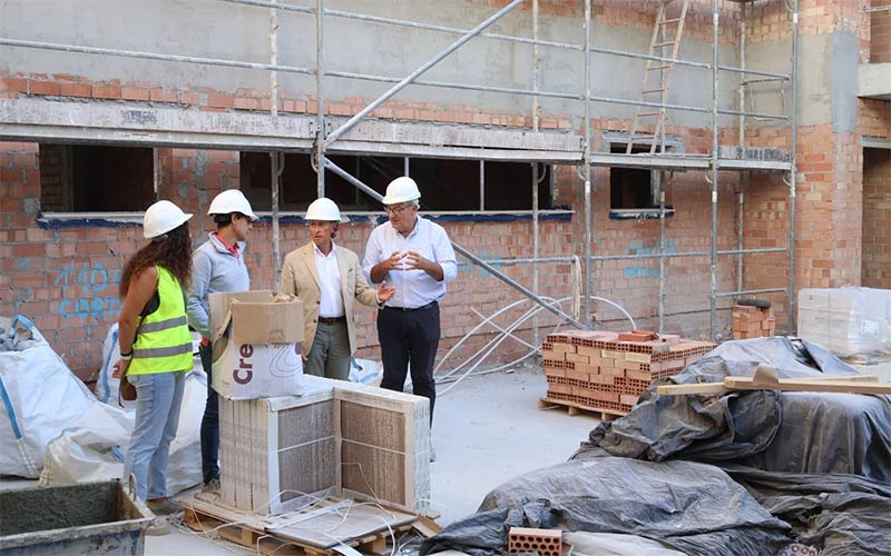 Las 47 viviendas municipales que se construyen en La Cucarela para alquiler, listas en primavera