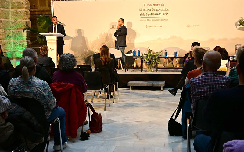 El segundo Encuentro de Memoria Democrática de la Diputación será el 6 noviembre en Cádiz
