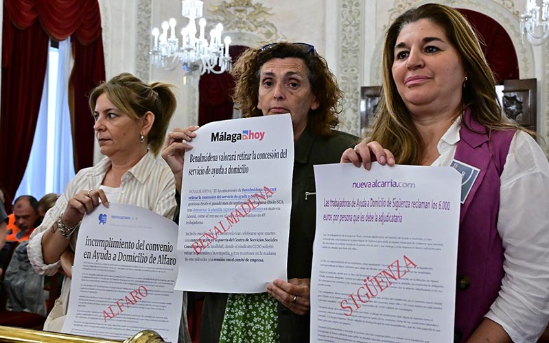 Óbolo se estrena explotando la ayuda a domicilio en Cádiz con impagos e incumplimientos: de las promesas de mejoras al “engaño” pronosticado