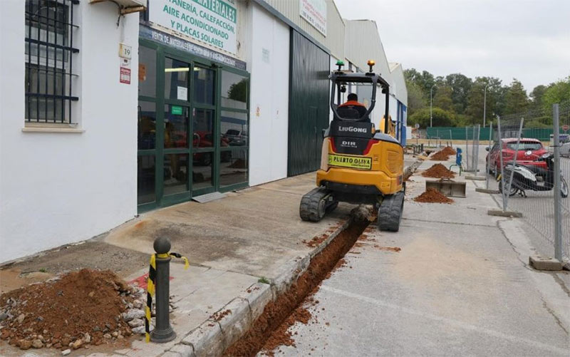 El Ayuntamiento de Rota se harta de la empresa encargada de las obras del polígono industrial