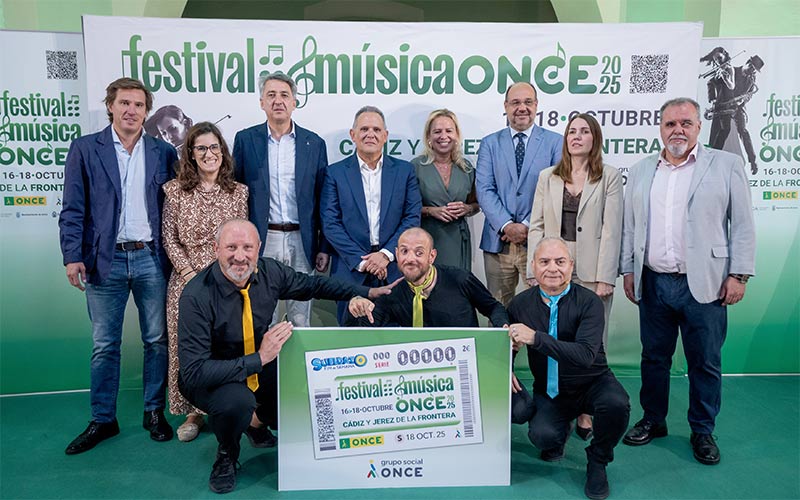 Una fiesta de la música inclusiva: la ONCE estrena un “festival único” entre Jerez y Cádiz
