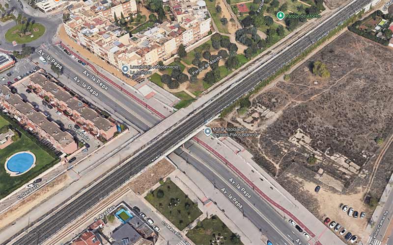 Con los sondeos geotécnicos avanza el futuro apeadero de Cercanías en la zona Norte de Jerez