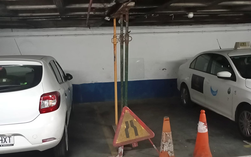 Las obras de adecentamiento del parking Campo del Sur “siguen sumando retrasos injustificados”