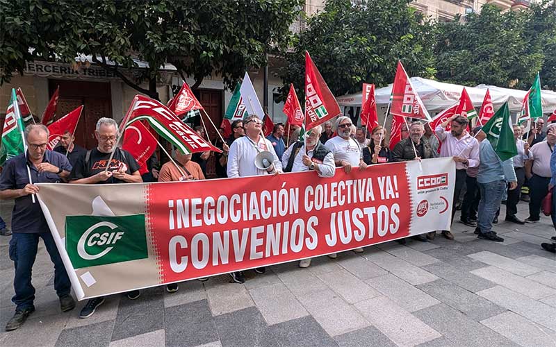 Exigen “responsabilidad” a los ayuntamientos gaditanos dentro del Consorcio de Aguas para que pongan fin al bloqueo del convenio colectivo