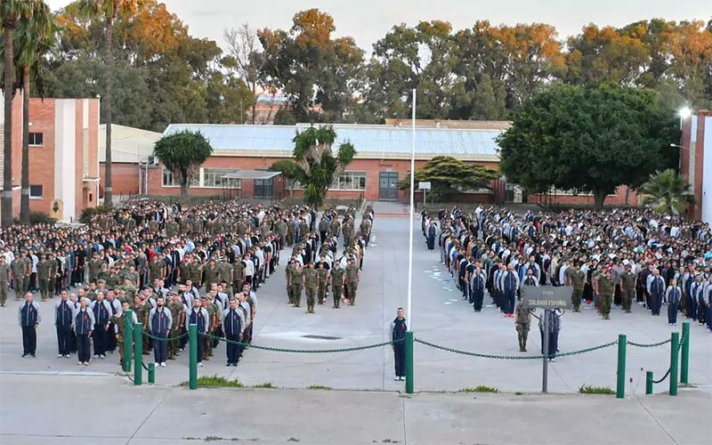 El Cefot-2 de Camposoto recibe a otros 1.500 aspirantes a soldado: “comienzan a escribir su historia dentro de las Fuerzas Armadas”