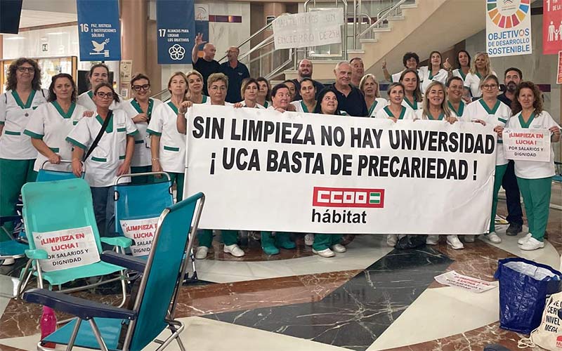 El pliego que ensucia a la Universidad de Cádiz: el comité del servicio de limpieza alerta a los licitadores de “trato de favor y riesgos jurídicos”