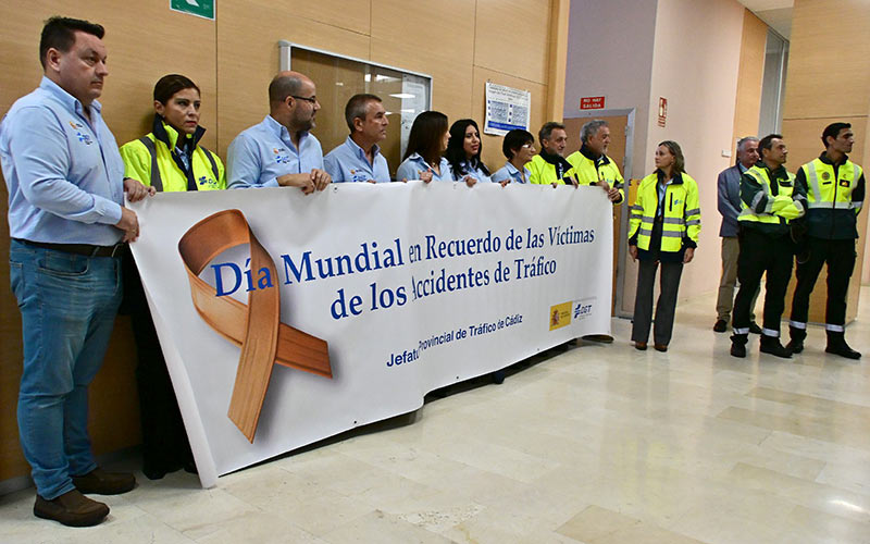 La Subdelegación recuerda a las víctimas de accidentes de tráfico: las carreteras gaditanas se cobraron el pasado año 2024 hasta 38 vidas