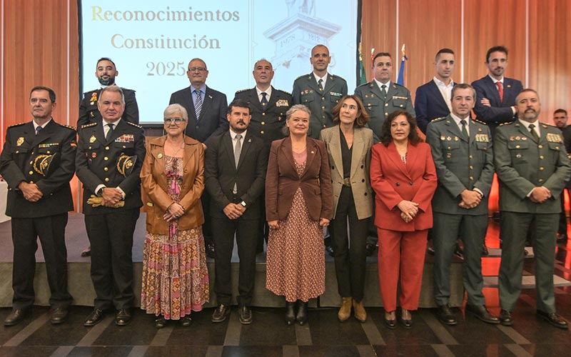 La subdelegada llama a desterrar de la política “el enfrentamiento que agita la convivencia”, en el homenaje gaditano a la Constitución de 1978