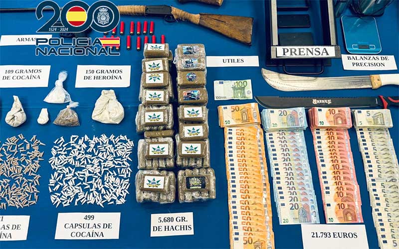 Golpe policial “significativo” a la venta de drogas en la barriada jerezana de San Juan de Dios