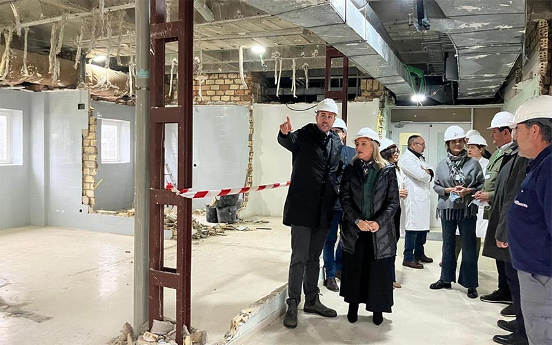 Diez meses de obras para “humanizar” la Unidad de Salud Mental del Hospital de San Carlos