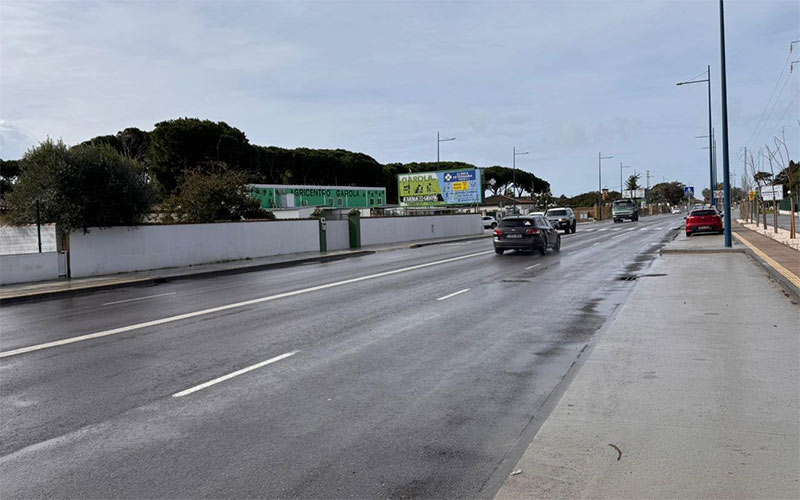 Chiclana presume de avenida de la Rana Verde