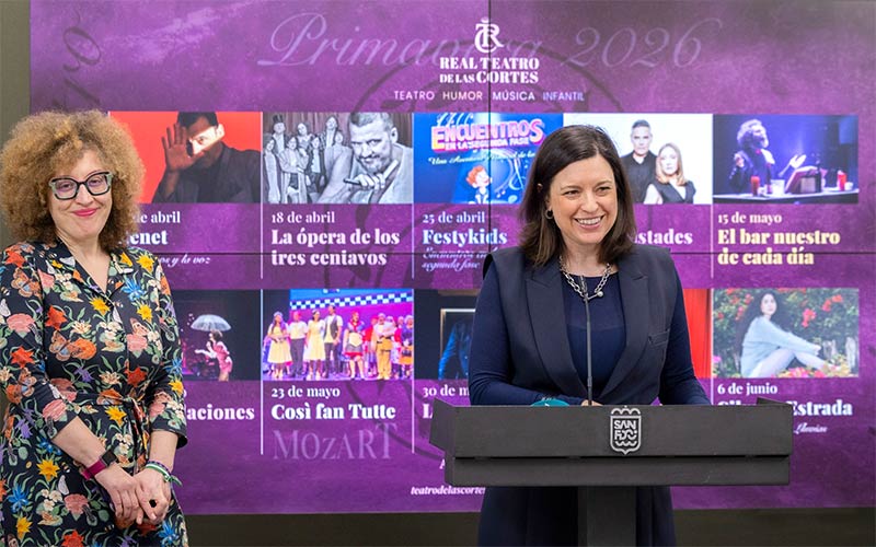 Joaquín Reyes, ‘Chipi’, Zenet, Alberto Sellés, Silvana Estrada y Samantha Ballantines, en el cartel de primavera del Teatro de Las Cortes