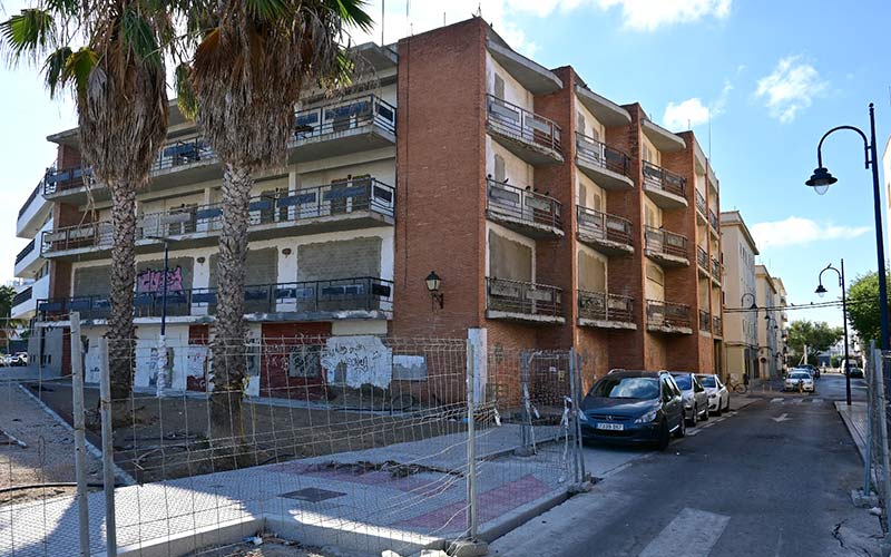 La parcela del antiguo club Alcázar en Puntales podrá albergar hasta 25 viviendas protegidas