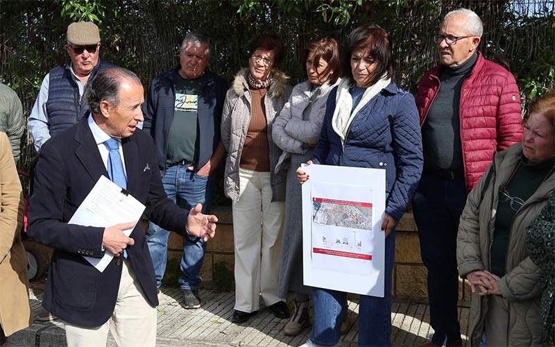 Hasta 650.000 euros para asfaltado, alumbrado y agua potable en la carretera del Molino Nuevo
