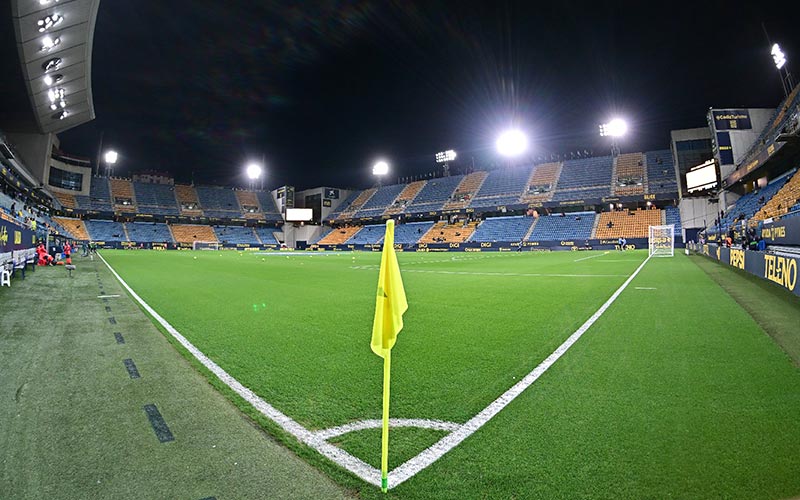 El estadio municipal Nuevo Mirandilla desde un córner - Eulogio García