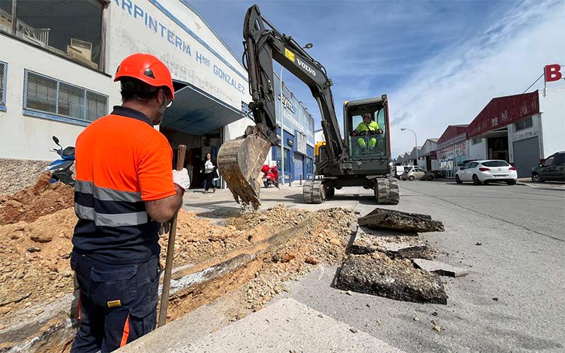 Vuelven las obras al polígono industrial de Rota