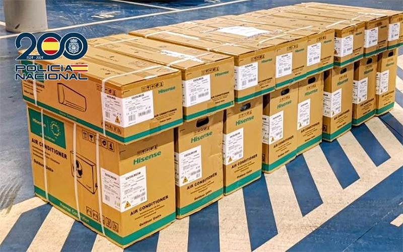 Robaba en la misma empresa jerezana en la que trabajaba equipos de aire para revenderlos
