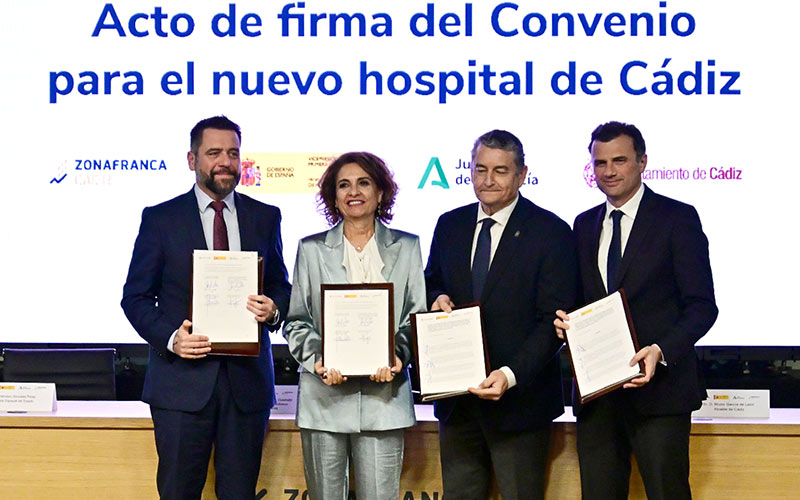 Otro “día histórico” para Cádiz: firmado el convenio que obliga a la Junta a construir el prometido nuevo hospital en ocho años
