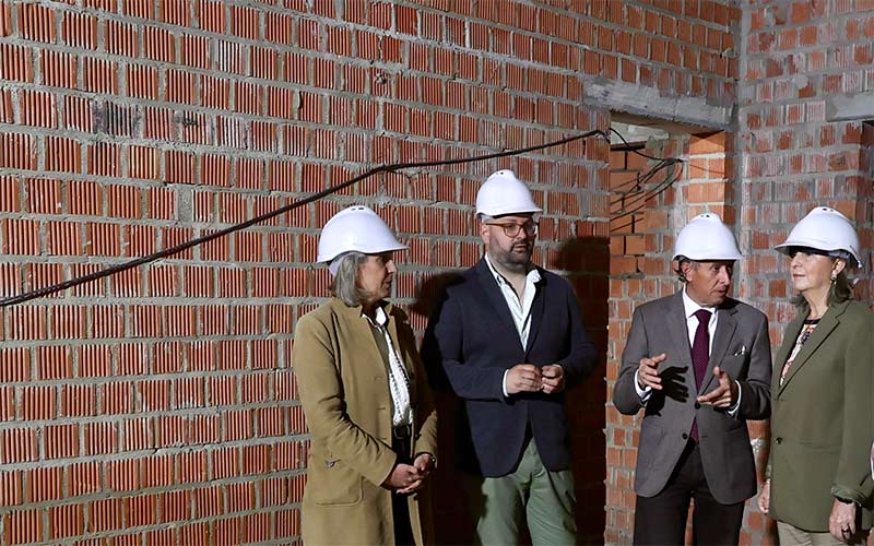 Obras en el local social de Los Gallos para habilitar más espacios para colectivos