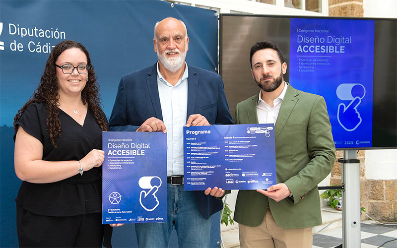 El primer Congreso Nacional de Diseño Digital Accesible se celebrará en mayo en Rota