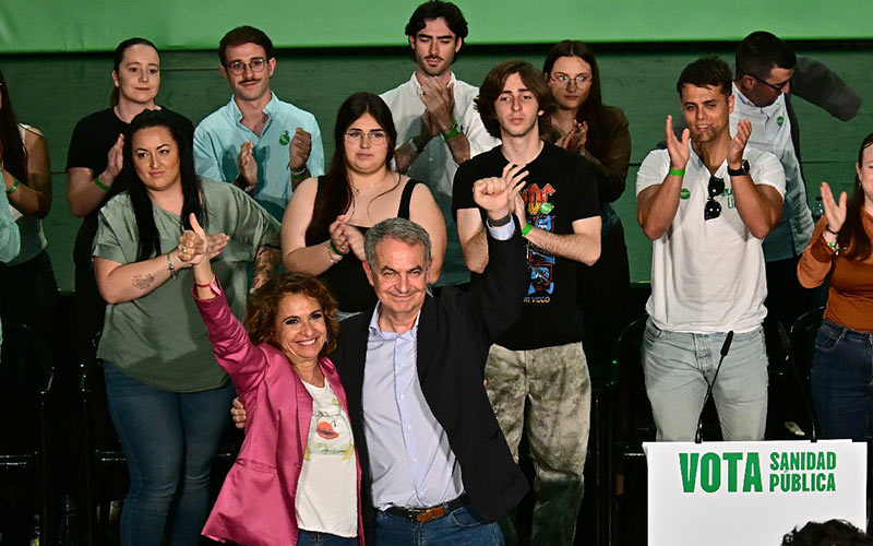 Zapatero ruega desde Cádiz llenar las urnas de “coraje socialista”: “¿derechas o derechos?, la vida es breve para dejar que otros decidan por ti”