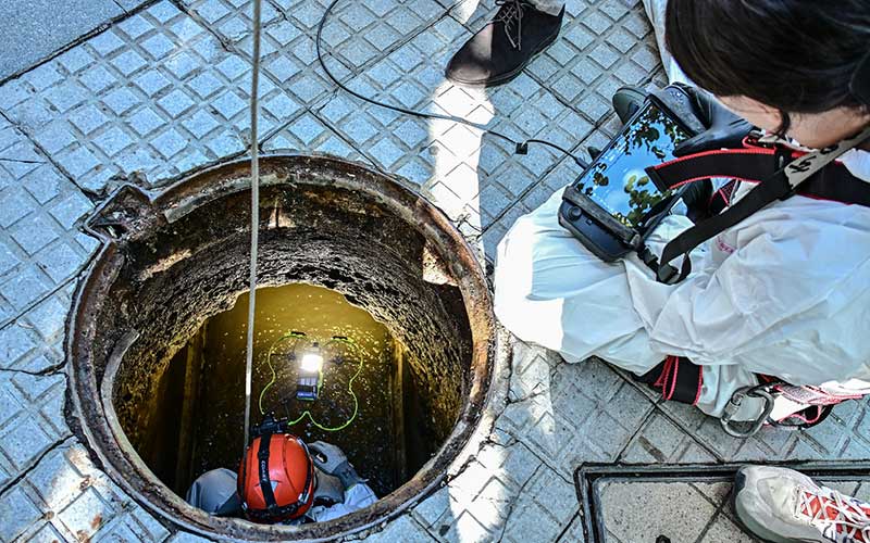 Aguas de Cádiz renovará 1,5 kilómetros de tuberías de saneamiento sin abrir zanjas