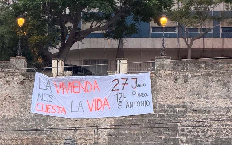“Recuperar Cádiz para sus vecinos”: nueva manifestación este sábado 27-J por la vivienda