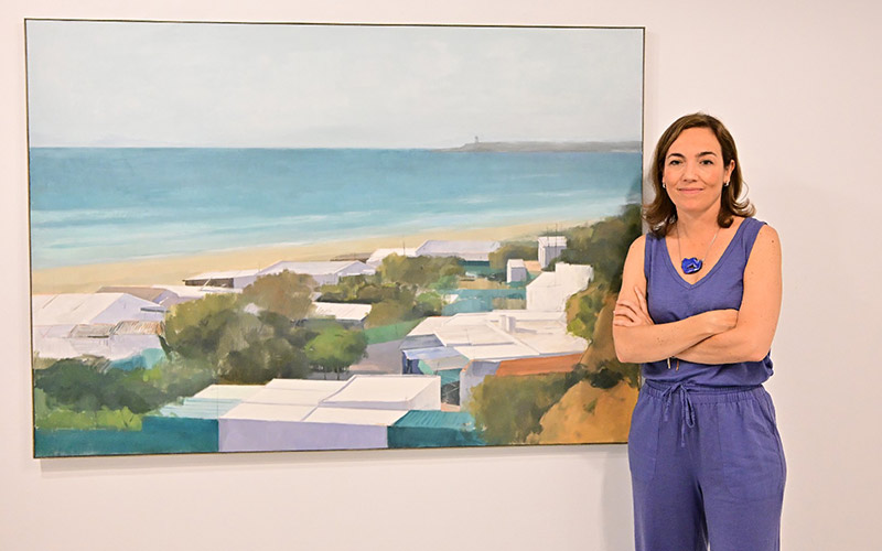Paisajes de Cádiz pasan a ser “experiencias” en ‘Horizonte dibujado’, de la jerezana Rocío Cano
