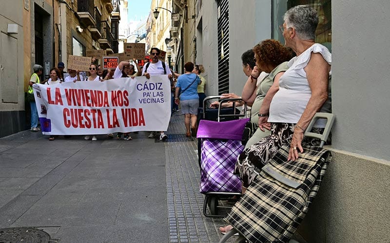 “Cádiz es nuestra, que se enteren los especuladores y los gobiernos cómplices”