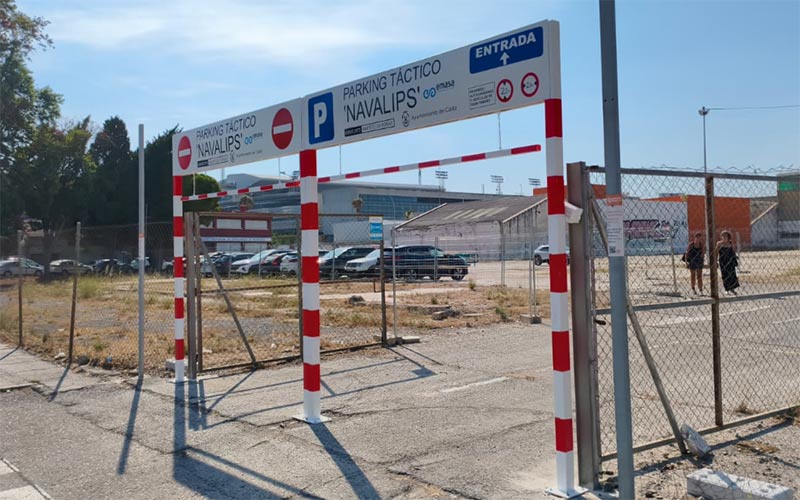 Extramuros suma 220 plazas de aparcamiento gratis en Navalips, para vecinos y visitantes