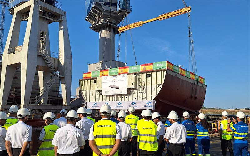 Navantia San Fernando pone la quilla de la última corbeta de la segunda serie para Arabia Saudí