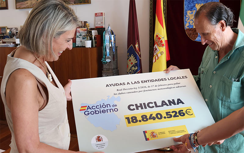 El Gobierno de España concede casi 19 millones a Chiclana para paliar daños de los temporales