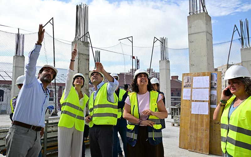 Las obras de las 53 viviendas públicas de alquiler social de Marconi superan el 25% de ejecución