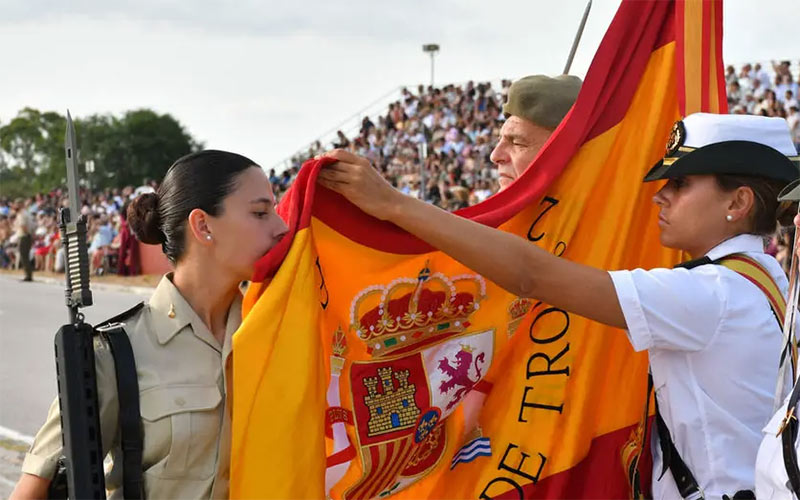 Histórica jura de bandera en el Cefot-2 de Camposoto con casi 1.500 nuevos soldados