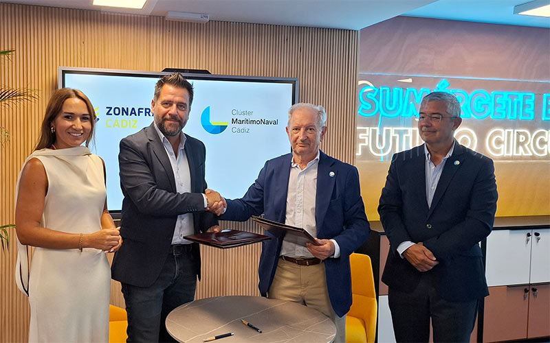 El Clúster Marítimo Naval de Cádiz se muda al corazón de la economía azul de la Zona Franca