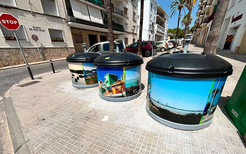 El Puerto convierte sus contenedores semisoterrados en ‘escaparates’ de la ciudad