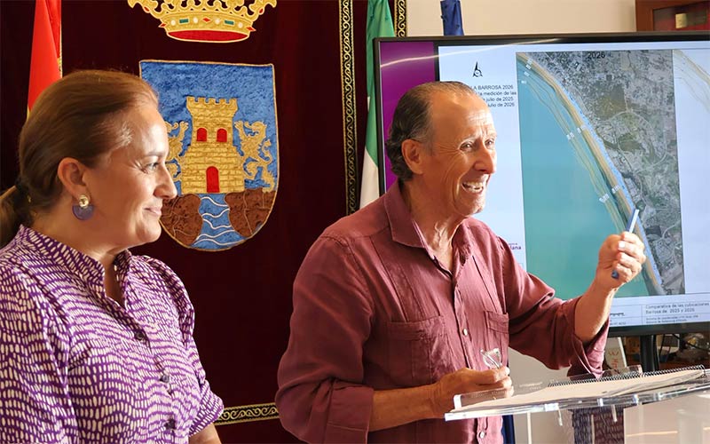 La Barrosa gana arena con respecto al verano pasado: “hoy goza de muy buena salud”