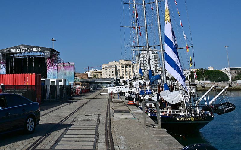 Cádiz recibe un año más al Capitán Miranda, un símbolo de la histórica “amistad” con Uruguay