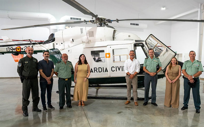 Base Forum Rota sigue ultimando su apertura para este otoño mientras suma un helicóptero