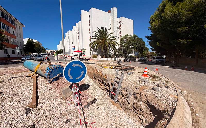En marcha los trabajos que permitirán mejorar en Chiclana y la Janda el suministro de agua