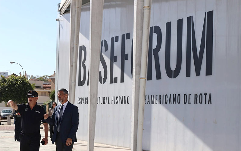 El rey presidirá la apertura en Rota de Base Forum, un museo que pondera seis décadas de convivencia con la comunidad estadounidense