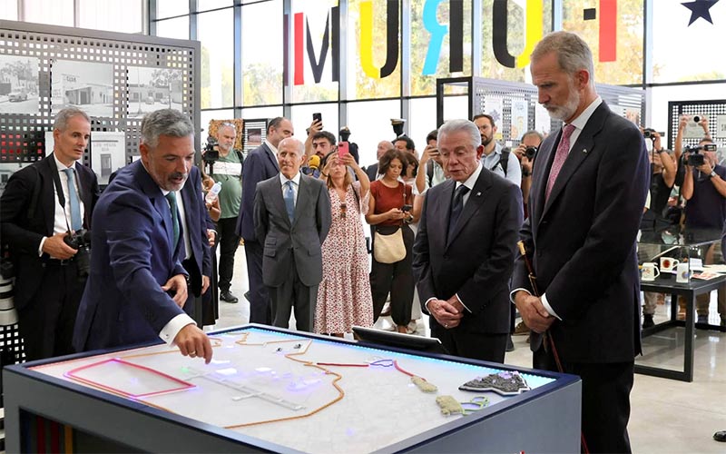 Siete décadas bajo la sombra de la Base Naval: Rota inaugura Base Forum junto a Felipe VI