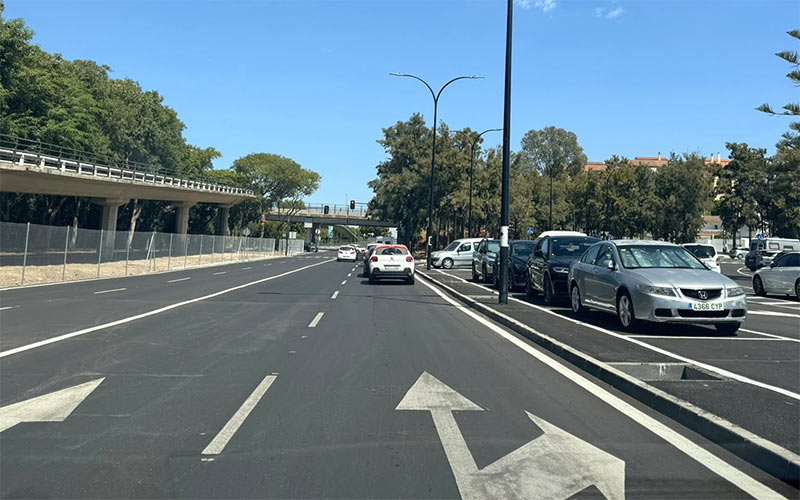 El reasfaltado del segundo tramo de la ampliada avenida Pery Junquera “presenta ondulaciones”
