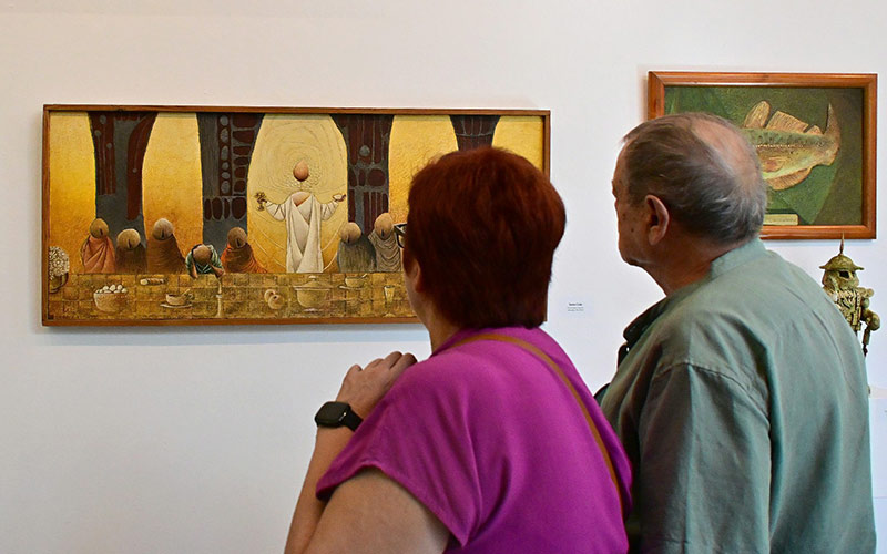 Una exposición en la Diputación reivindica a Lorenzo Cherbuy y su “singular universo”, un artista gaditano “reconocible pero olvidado”