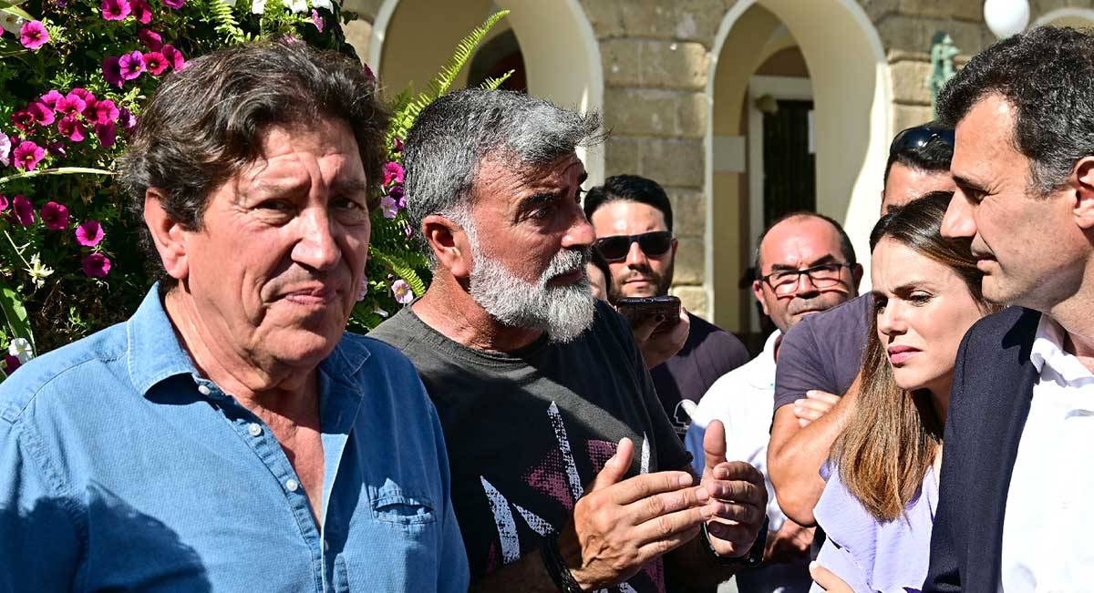 Barroso apoyando la lucha del metal en una pasada movilización - Eulogio García