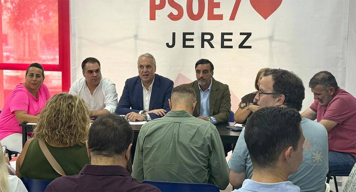 La Ejecutiva del PSOE de Cádiz reunida en Jerez - PSOE