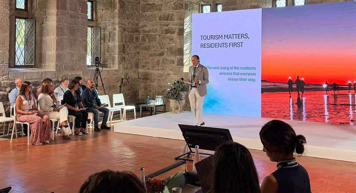 El alcalde participando en la presentación de Chiclana ante el jurado - Ayto.